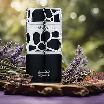 Lattafa Qimmah for Men Eau de Parfum 100 ml bottle – fresh aromatic fragrance with citrus, lavender, and woody amber base
