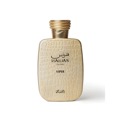 Rasasi Hawas Viper Eau de Parfum 100 ml bottle – fresh aquatic citrus fragrance with spicy notes and smooth woody musky base