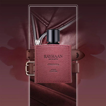 Rayhaan Cordava Eau de Parfum 100 ml bottle – warm spicy woody fragrance with amber musk base.