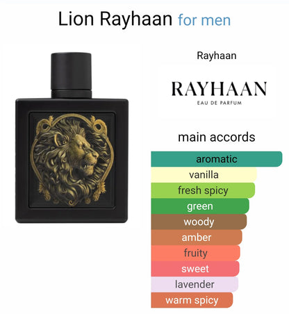 Rayhaan Lion Eau de Parfum 100 ml (3.4 oz)