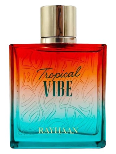 Rayhaan Tropical Vibe Eau de Parfum 100 ml bottle – tropical mango pineapple fragrance with coconut and fresh woods.