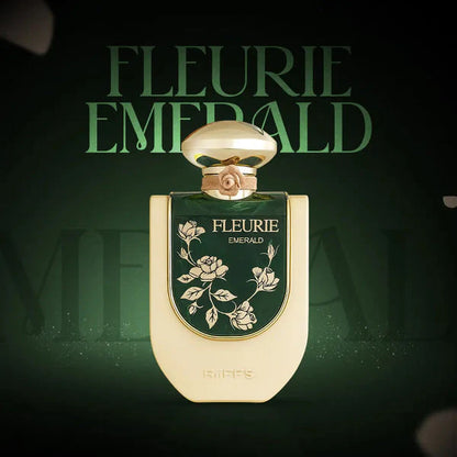 Riiffs Fluerie Emerald Green Extrait de Parfum 100 ml bottle – fresh green floral fragrance with soft musk and woody base