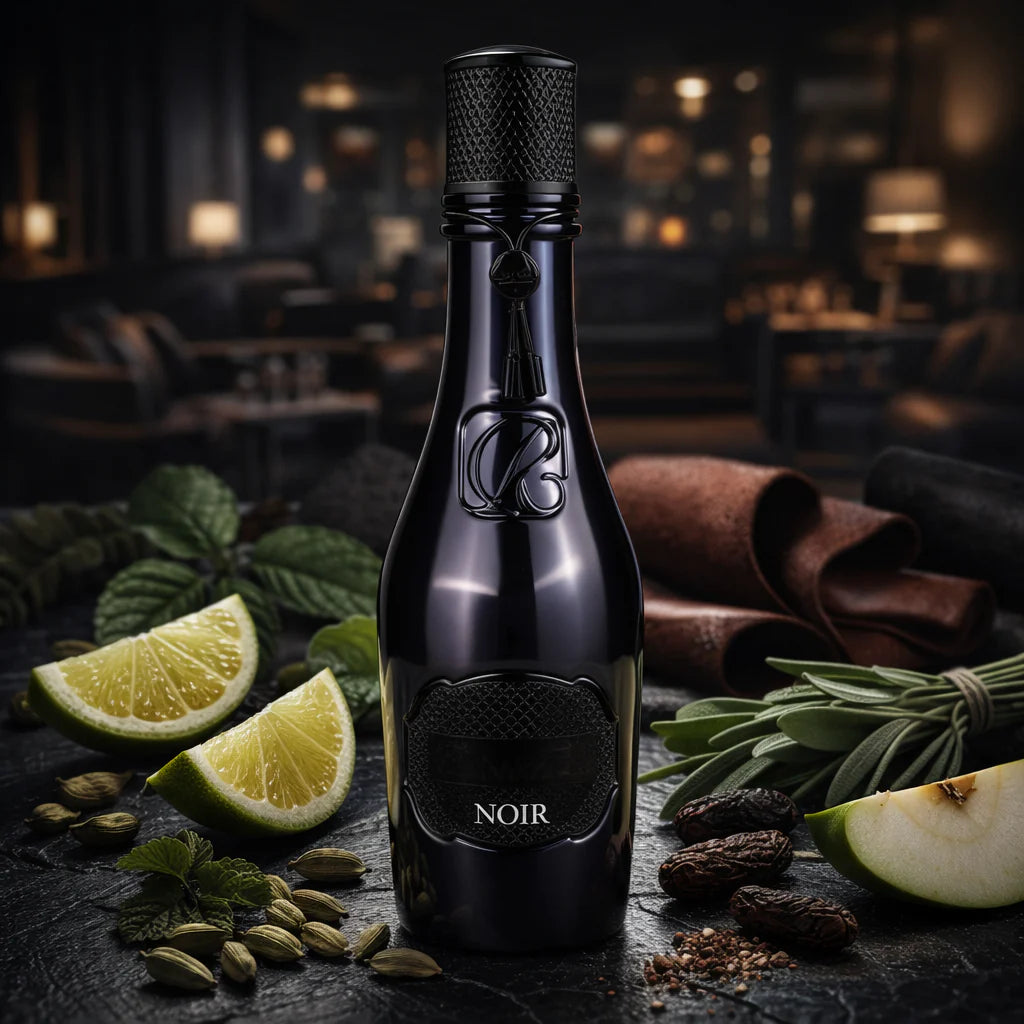 Riiffs Prive Noir Eau de Parfum 100 ml bottle – warm spicy fragrance with smooth woods and amber musky base