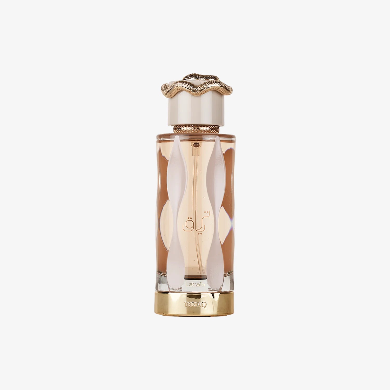 Lattafa Teriaq Eau de Parfum 100 ml bottle – honey tobacco fragrance with sweet amber and warm woody base