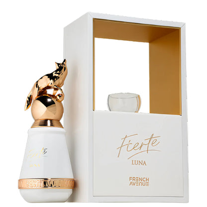 French Avenue Fierte Luna Eau de Parfum 100 ml bottle – creamy sweet floral fragrance with vanilla and warm amber base