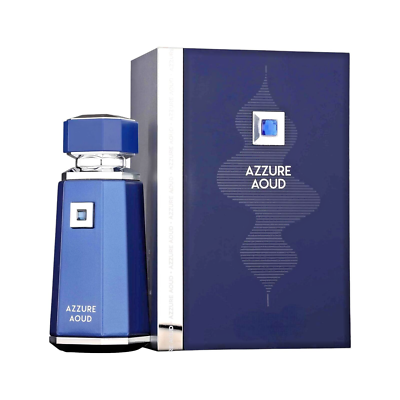 French Avenue Azzure Aoud Eau de Parfum 100 ml bottle – woody oud amber fragrance with warm spices, patchouli, musk, and creamy woody base
