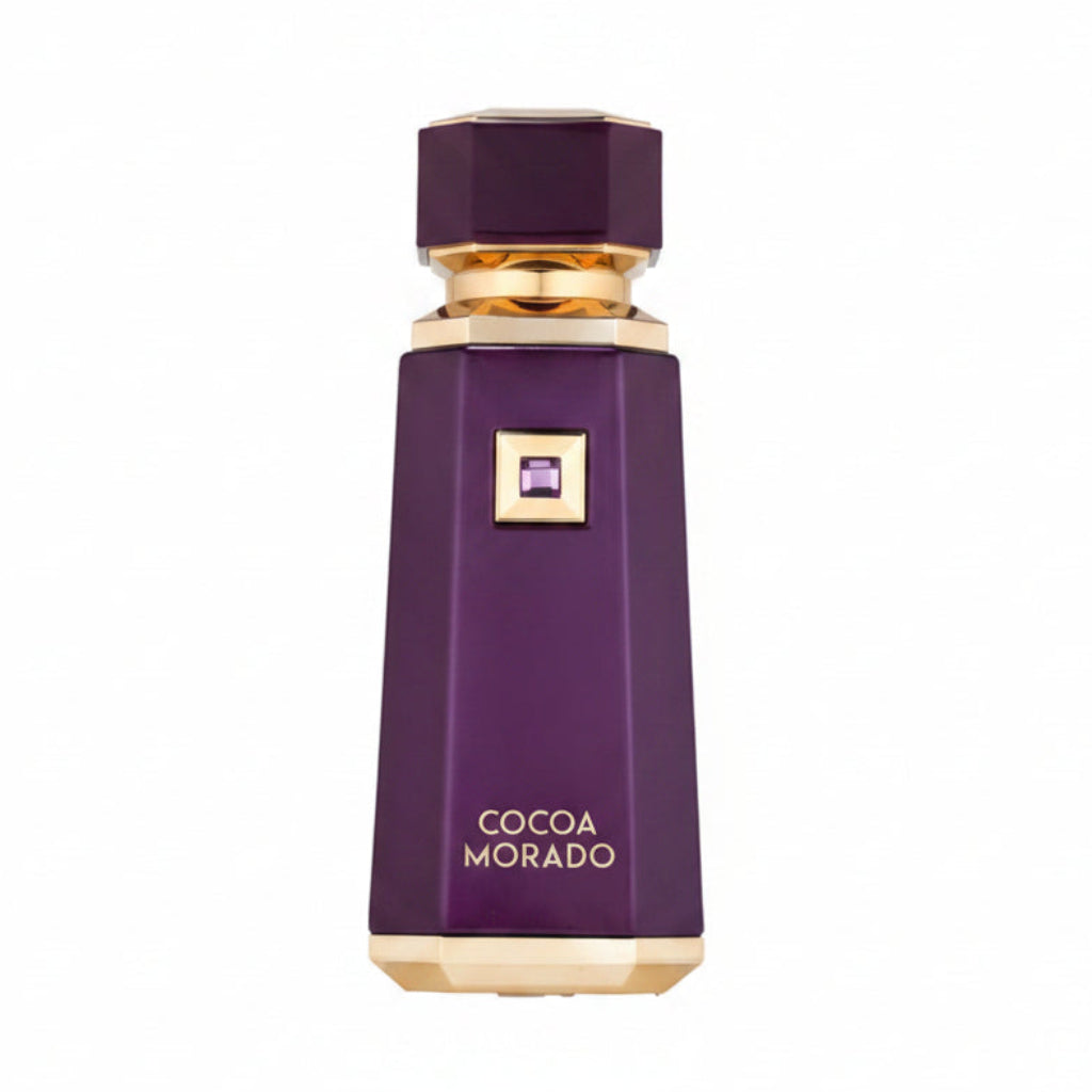 French Avenue Cocoa Morado Eau de Parfum 100 ml bottle – dark chocolate gourmand fragrance with coffee, vanilla, amber, and woody musky base