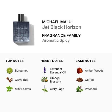 Michael Malul Jet Black Horizon By Eau De Parfum Spray