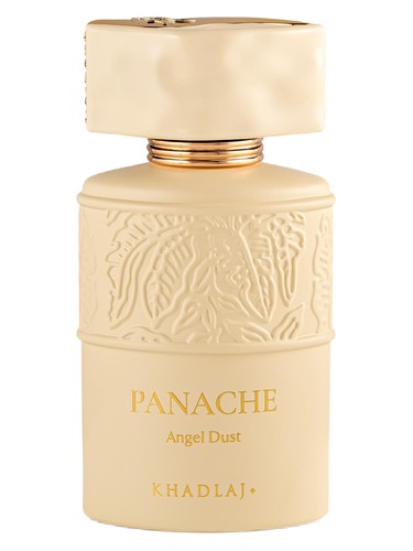 Khadlaj Angel Dust Panache Eau de Parfum 100 ml bottle – powdery sweet fragrance with soft florals and creamy vanilla musky base