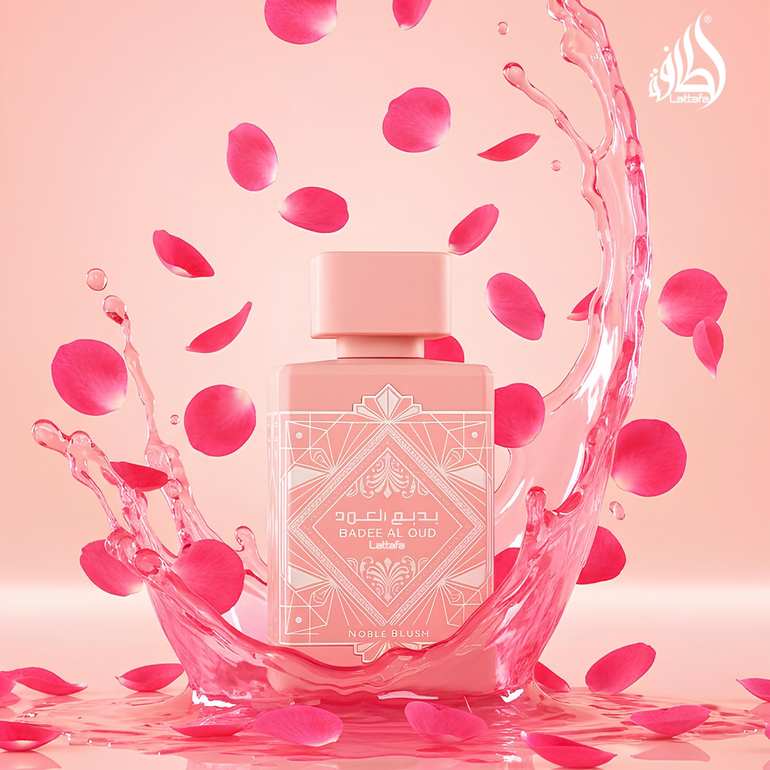 Lattafa Bade'e Al Oud Noble Blush Eau de Parfum 100 ml (3.4 oz