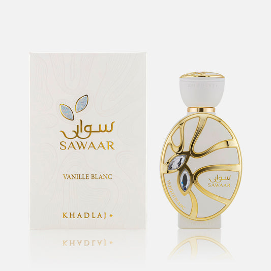 Sawaar perfume bottle and packaging on a white background
