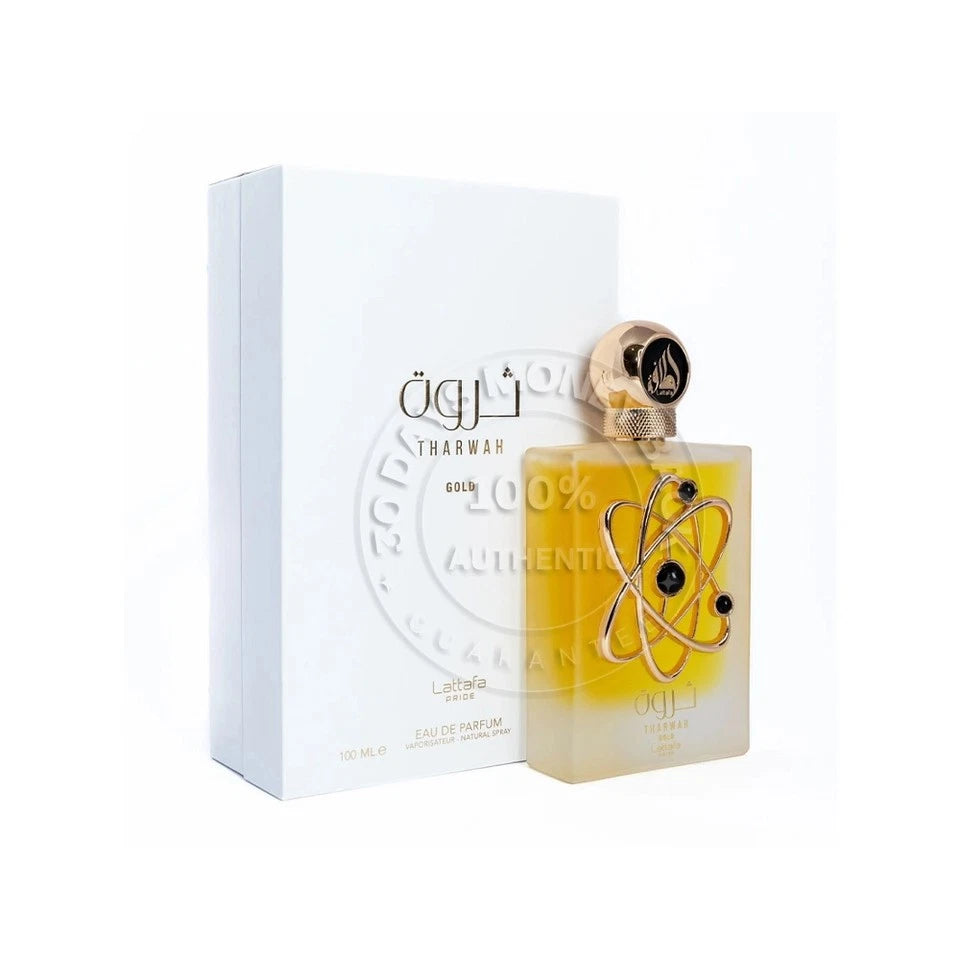 Lattafa Tharwah Gold Eau de Parfum 100 ml (3.4 oz)