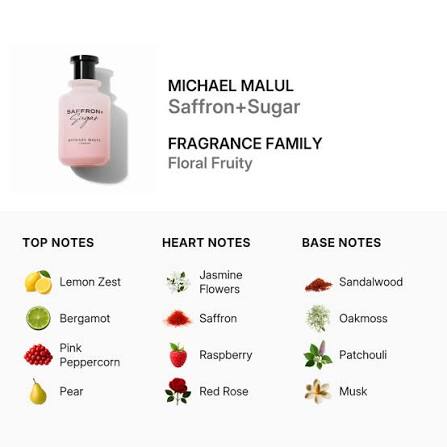 Michael Malul Saffron + Sugar